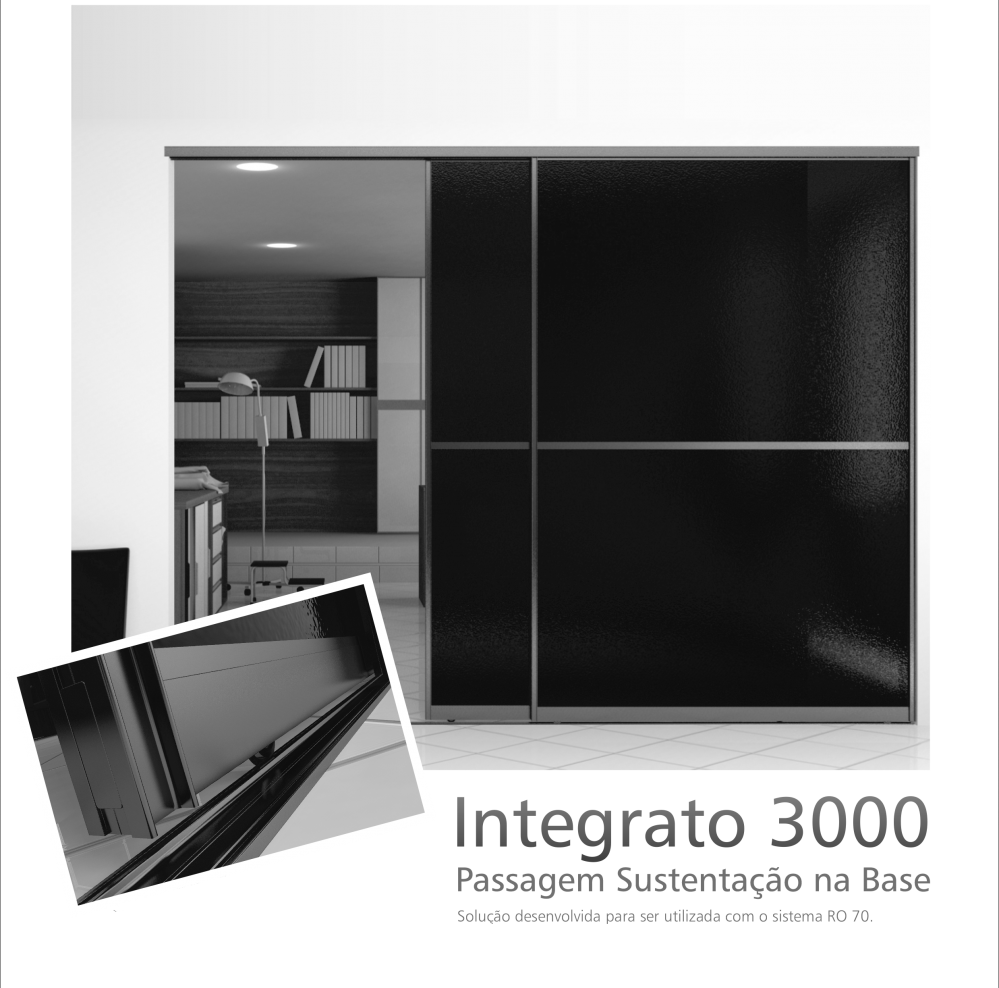 By Pass na Base Integrato 3000 Anodizado Prata